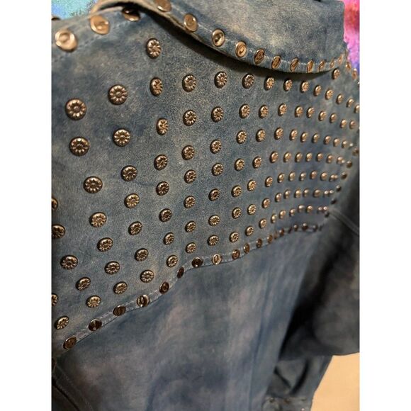 NWT We The Free Suzy Studded Suede Jacket Small - Picture 8 of 11